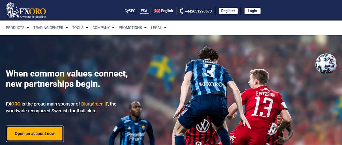 FXORO home page