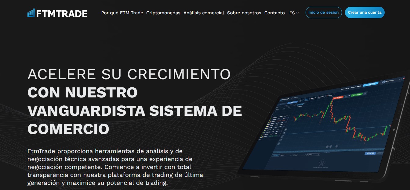 FTM Trade website