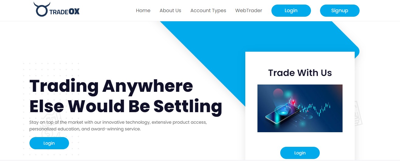 TradeOX website - Forex Tools Trader TradeOX website