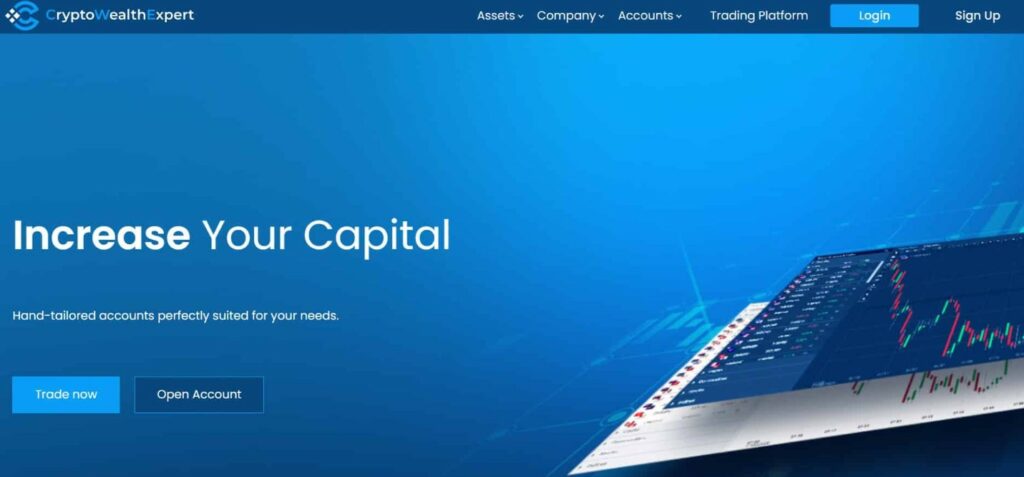 CryptoWealthExpert website - Forex Tools Trader CryptoWealthExpert website