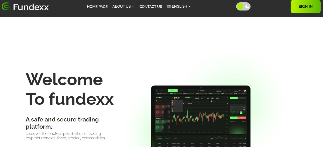 Fundexx Homepage
